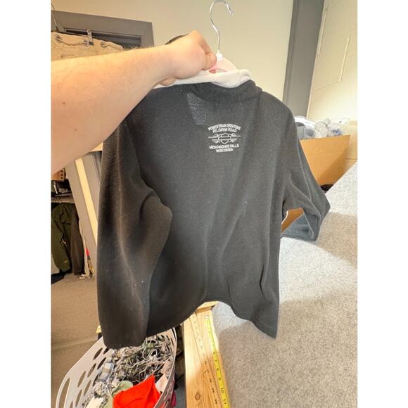 VTG 90s Lauren Ralph Lauren Fleece Sweater Women P/M Crest Logo Old Money Preppy - Picture 3 of 7